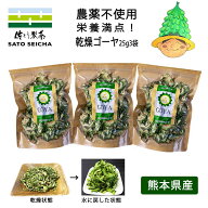 ＼11日まで！5％OFFクーポン／国産 乾燥ゴーヤ 25g 3袋 農薬不使用 無添加 2,550円相当 2025年産 新ゴー…