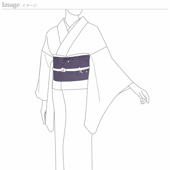 楽天市場】本加賀友禅 袋帯 菊田宏幸作 桜 藤紫色 お太鼓柄 染め帯 