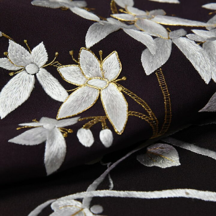 楽天市場】豪華手刺繍 訪問着 袷フルオーダー手縫いお仕立て付き 桜 
