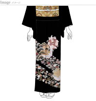 楽天市場】黒 留袖 丸に違い鷹の羽の通販