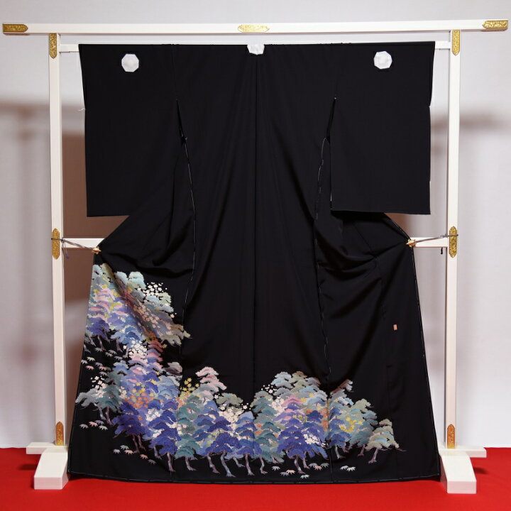 楽天市場】超逸品！貴重！本加賀友禅 「毎田仁郎」氏作 最高級黒留袖 