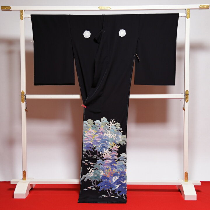 楽天市場】超逸品！貴重！本加賀友禅 「毎田仁郎」氏作 最高級黒留袖 