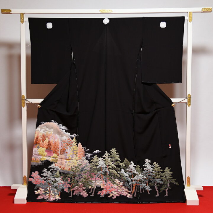楽天市場】超逸品！貴重！本加賀友禅 「矢田博」氏作 最高級黒留袖 