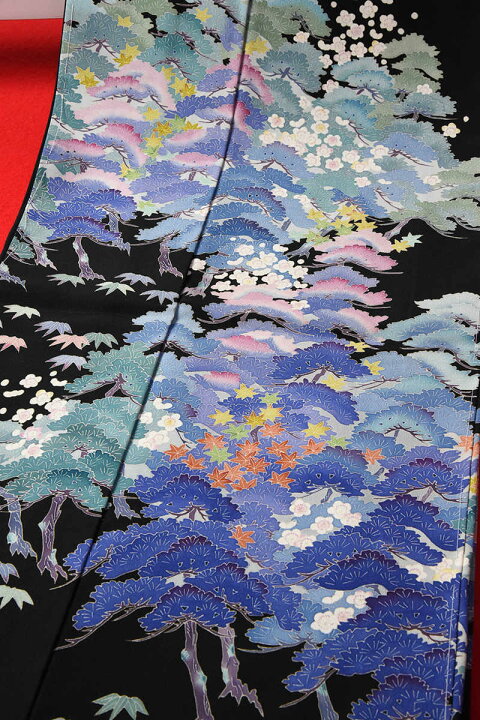 楽天市場】超逸品！貴重！本加賀友禅 「毎田仁郎」氏作 最高級黒留袖 