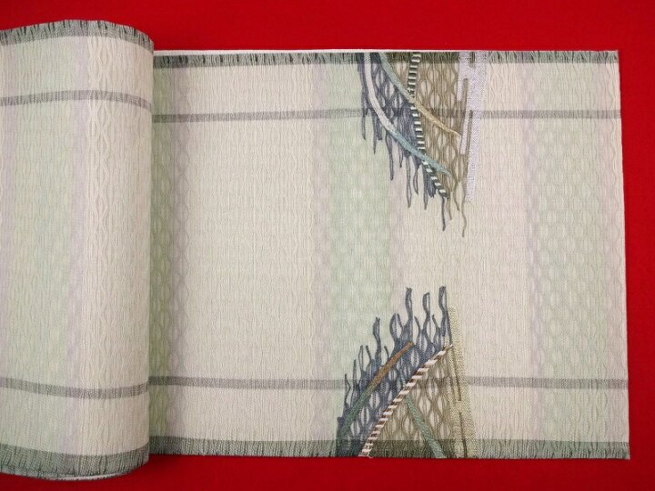 楽天市場】夏物【送料無料】【お仕立て付き♪】正絹 すくい織 袋帯 