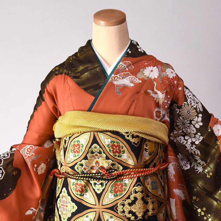 楽天市場】振袖フルセット 京友禅千總 長襦袢 西陣織袋帯 着付け小物  