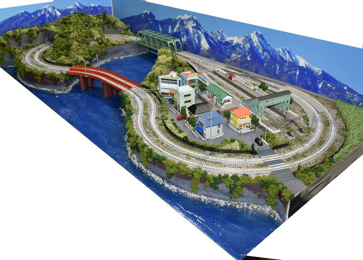 楽天市場】「送料無料」鉄道模型ジオラマレイアウトNゲージ用 複線 