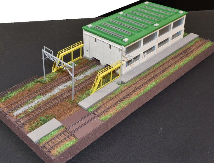 楽天市場】Nゲージ鉄道模型用展示台10 【機関庫とヤード3線路 