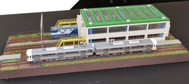 楽天市場】Nゲージ鉄道模型用展示台10 【機関庫とヤード3線路 