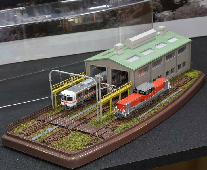 楽天市場】【スーパーセール】Nゲージ鉄道模型用展示台ケース付きJ 