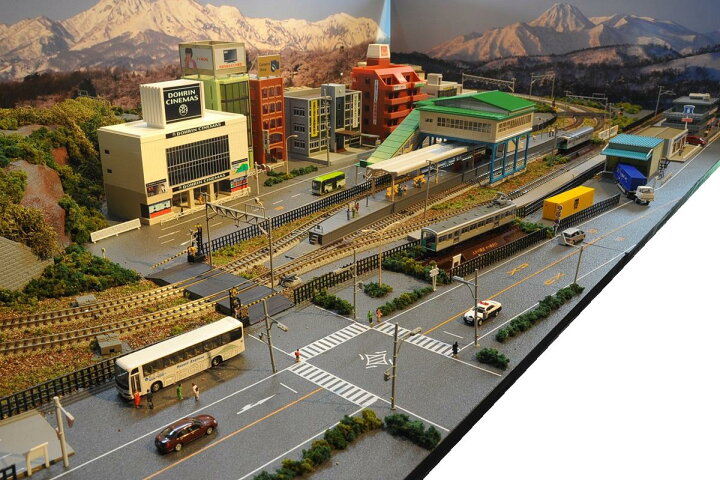 楽天市場】「送料無料」鉄道模型ジオラマレイアウトNゲージ用 複線 