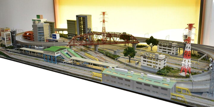 楽天市場 鉄道模型ジオラマレイアウトｎゲージ用 複線渡り線 ２１０ｃｍ ９０ｃｍ 現代の風景 ９線ヤ ド 奥５線 中間２線 手前２線 注文製作 ２１０ｘ９０ ２ コレクターズショップ サザン