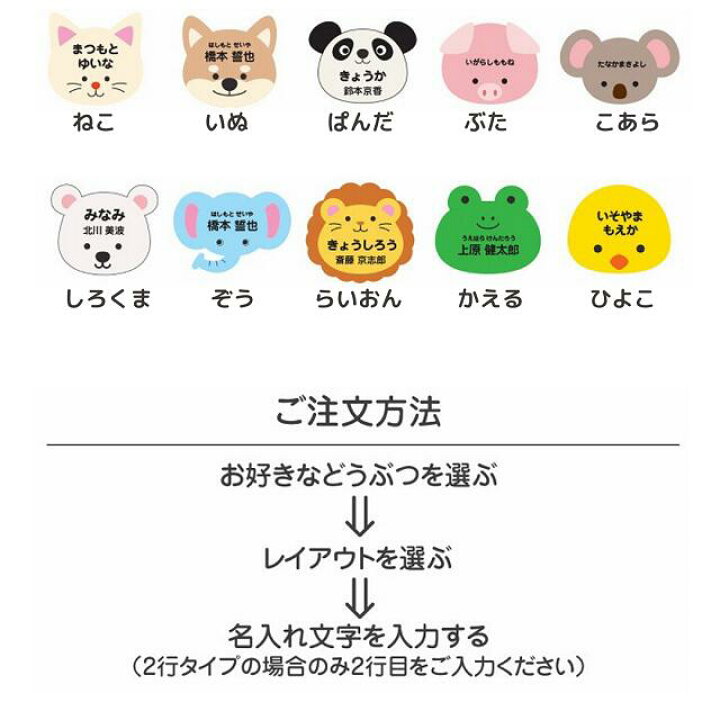 楽天市場】入園 入学祝い 名入れ キーホルダー アニマル 動物 名札 