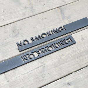 i`G NO SMOKING At@xbg ؐ ubN EbfAt@xbg ؂蕶 Natural CeAG 24mm 4mm  \D