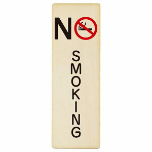 NO SMOKING B�^�C�v �v���[�g �ؐ� �����` �c���� 4x12cm 6x18cm 9x27cm ���S�΍� ���ӊ��N �x�� ���肢 �s�N�g�T�C�� �\�� �ē� �ꏊ �Ŕ� �{�� ������� �V���v��