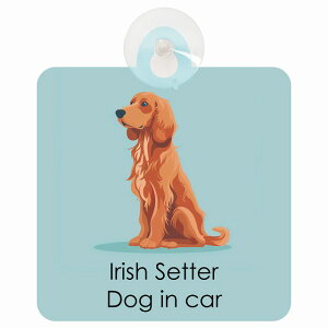  Irish Setter ACbVZb^[ DOG IN CAR z ΍Жh~^Cv ԓp pXe ݃J[ X^C Aj hbOI{[h S΍ ^] Z[teBTC 