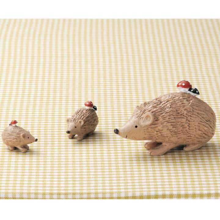 値頃 ハリネズミ 置き物 2つ ガーデンマスコット ハリネズミ 置き物 2つ ガーデンマスコット