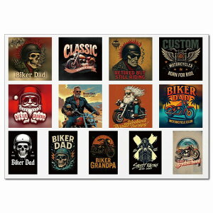 Be[WoCJ[|X^[EDO[v A4XebJ[ 13 V[ R[W f oCN [^[TCN Biker Dad K[W JX^ g {