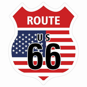[g66 Route66 AJ AJtbO AJX^C XebJ[ 12x14.2cm V[ AG J[XebJ[ O  h 킢 