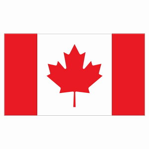 180x103mm Ji_ Canada  XebJ[ V[ National Flag   r