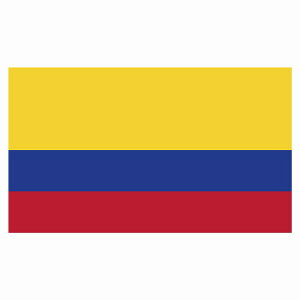270x155mm RrA Colombia  XebJ[ V[ National Flag   r