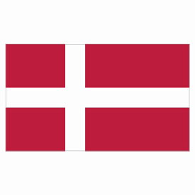 270x155mm デンマーク Denmark 国旗 ステッカー シール National Flag 国 旗 塩ビ製