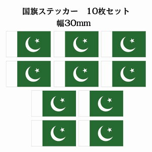 30x17mm 10Zbg pLX^ Pakistan  XebJ[ V[ National Flag   r