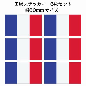 60x34mm 6Zbg tX France  XebJ[ V[ National Flag   r
