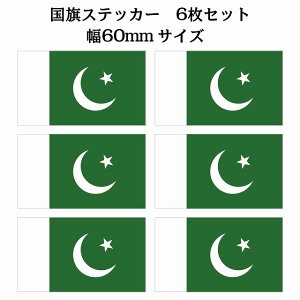 60x34mm 6Zbg pLX^ Pakistan  XebJ[ V[ National Flag   r