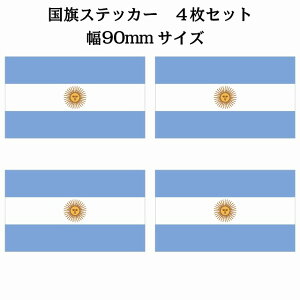 90x51mm 4Zbg A[` Argentine  XebJ[ V[ National Flag   r