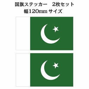 120x69mm 2Zbg pLX^ Pakistan  XebJ[ V[ National Flag   r