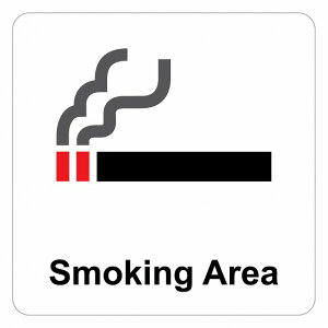 Smoking Area sNgTC XebJ[ V[ r 9x9cm 14x14cm 27x27cm CeA { ē  S΍