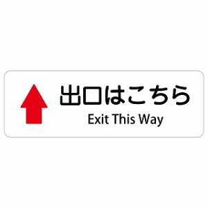 �o���͂����� �� ��� Exit This Way �����` �C���o�E���h ������ �p�� �O���� �p��\�L �X�e�b�J�[ sticker �T�C���X�e�b�J�[ �V�[�� ���� ���O �h�� ���S�΍� ���f�s�� �ē� �Ŕ� ���� �x��