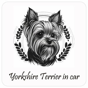 hbO CXgt J[XebJ[  Dog in Car [NV[eA B ^Cv Z[teBTC  ` 13x13cm V[ A ^]΍ Dog Sticker O  h 킢  