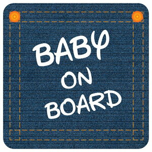 BABY ON BOARD fj fUC B^Cv 啶  XebJ[ V[ ` 13x13cm TCXebJ[ J[XebJ[ S΍ ӊN x ^]΍ h  O sNgTC \ 