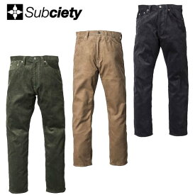 50　SUBCIETY サブサエティー CORDUROY PANTS コーデュロイ ロングパンツ