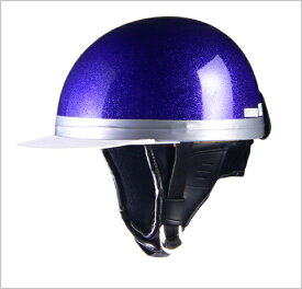 【リード工業】 HARVE HS-501 コルクハーフヘルメット メタルパープル /LEAD 半帽 半ヘル