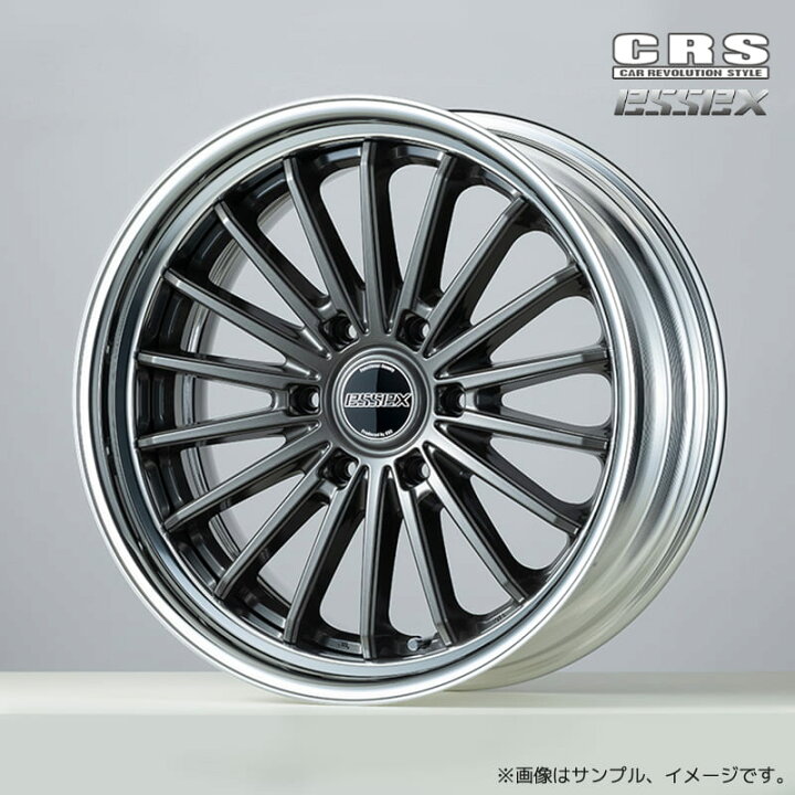 楽天市場】CRS エセックス フィン EF-18 2ピースホイール1本 18x8.0J 