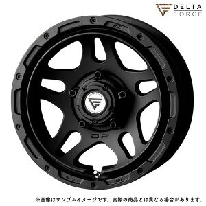 �f���^�t�H�[�X �I�[�o�[�����_�[ 16x6.0J 5H 139.7 -5 �}�b�g�u���b�N (MBK) / 16�C���` �z�C�[��1�{ DELTA FORCE OVERLANDER / �n�u�a:108.8 �W���j�[�V�G��