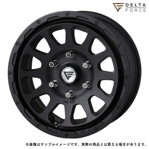 �f���^�t�H�[�X �I�[�o�� 16x7.0J 6H 139.7 +38 �}�b�g�u���b�N (MBK) / 16�C���` �z�C�[��1�{ DELTA FORCE OVAL / �n�u�a:106.2 �n�C�G�[�X