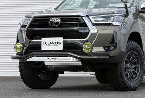 JAOS �t�����g�X�L�b�h�o�[ �u���b�N�^�u���X�g �n�C���b�N�X 125�n �yB150098C�z/ FRONT SKID BAR BLACK/BLAST HILUX 20+ C