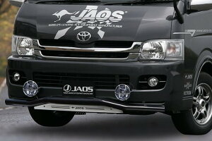 JAOS tgXLbho[ ubN^uXg Ch1`2^ nCG[X 200n yB150202Cz/ FRONT SKID BAR (BLACK/BLAST) HIACE 04-10 (WIDE-BODY)