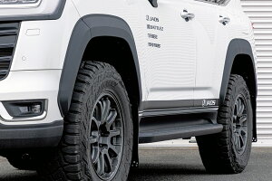 JAOS �I�[�o�[�t�F���_�[ type-S �h���i �^�t�u���b�N �����h�N���[�U�[ 300�n ZX �yB133051TB�z/ OVER FENDER TYPE-S SET 25MM LC300 ZX 21+ TOUGH BLACK