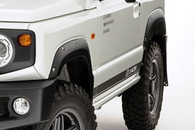 JAOS フェンダーガーニッシュ type-X 塗装品 マットブラック ジムニー JB64系 【B135513MB】/ FENDER GARNISH TYPE-X JIMNY JB64 18+ MATTE BLACK