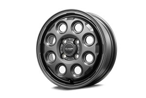 JAOS ADAMAS MIL-8 �z�C�[��1�{ 14x4.5J 4H 100 +45 �}�b�g�K�����^���b�N (MGM) / JAOS ADAMAS MIL8 MATTE/GUNMETALLIC