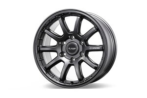 JAOS TRIBE CROSS zC[1{ 17x8.0J 6H 139.7 ±0 }bgK^bN (MGM) / TRIBE CROSS MATTE/GUNMETALLIC
