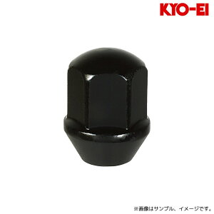 iY Oibg lWa10mmyԗp 60°e[p[ ܃^Cv 17HEX M10×P1.5 1pc ubN / Lug Nut (104B) KYO-EI