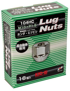iY Oibg lWa10mmyԗp ђʃ^Cv 17HEX M10×P1.5 16pcs N[bL / Lug Nut (104HC-16P) KYO-EI
