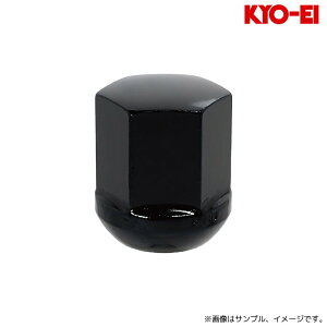 ���i�Y�� ���O�i�b�g �R���p�N�g 12R���ʍ� �z���_�����A���~�z�C�[����p �܃^�C�v 19HEX M12×P1.5 1pc �u���b�N / Lug Nut Compact�@ (K101B-12R) KYO-EI