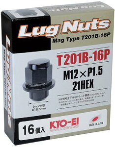 iY Oibg g^A~zC[p }O^Cv M12×P1.5 16pcs ubN / Mag Type Lug Nut (T201B-16P) KYO-EI